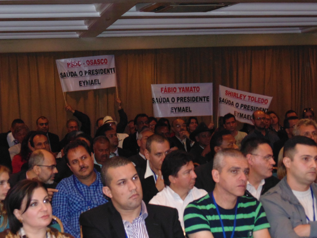 Pré-convenção do PSDC-SP, Salão Nobre lotado e unidade comprovada. (Foto: Coordenadoria de Comunicação)