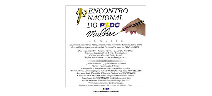 Encontro Nacional do PSDC Mulher