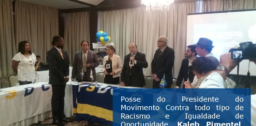 Posse do presidente contra todo tipo de racismo