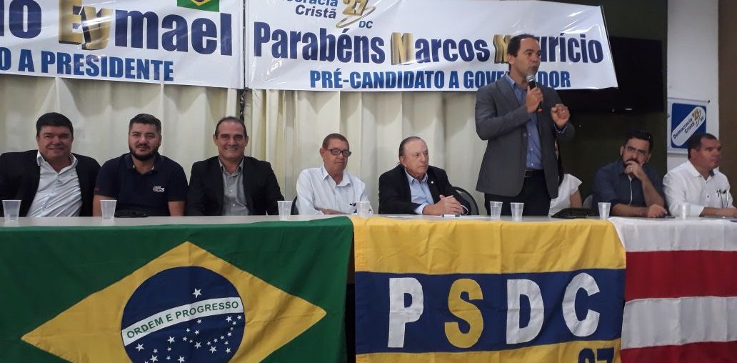 CONSTITUINTE EYMAEL ESTEVE PRESENTE NO LANÇAMENTO DA PRÉ-CANDIDATURA DE MARCOS MAURÍCIO AO GOVERNO DO ESTADO DA BAHIA