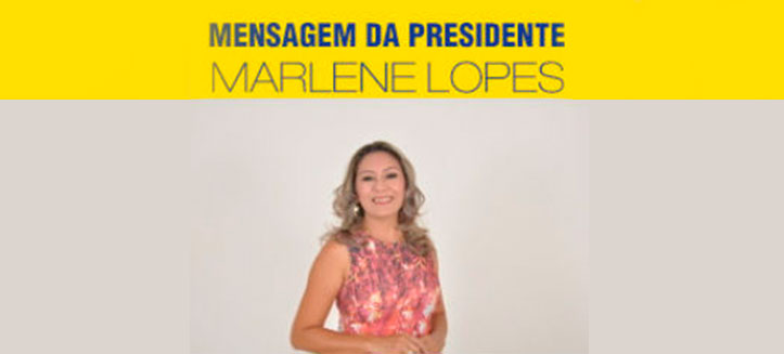 MENSAGEM DA PRESIDENTE NACIONAL MULHER - MAIO 2019