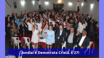 Jundiaí empossa Executiva da Democracia Cristã - DC - e lança pré-candidata a Prefeita.