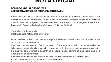 Falsa informação de posse da direção estadual da democracia cristã / RS